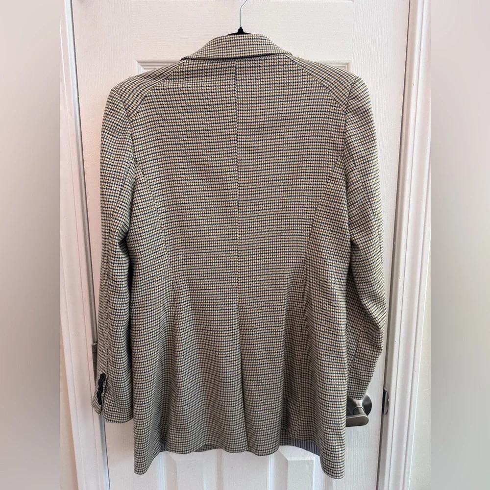 1. STATE • REVOLVE Houndstooth Double Breasted Blazer Size 6 - Picture 7 of 10